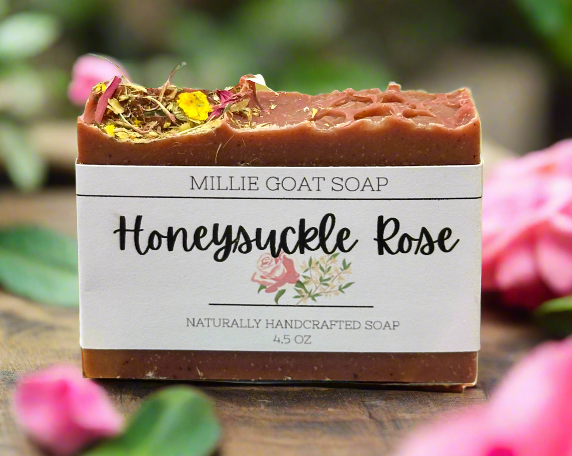 Honeysuckle Rose Rhubarb Soap