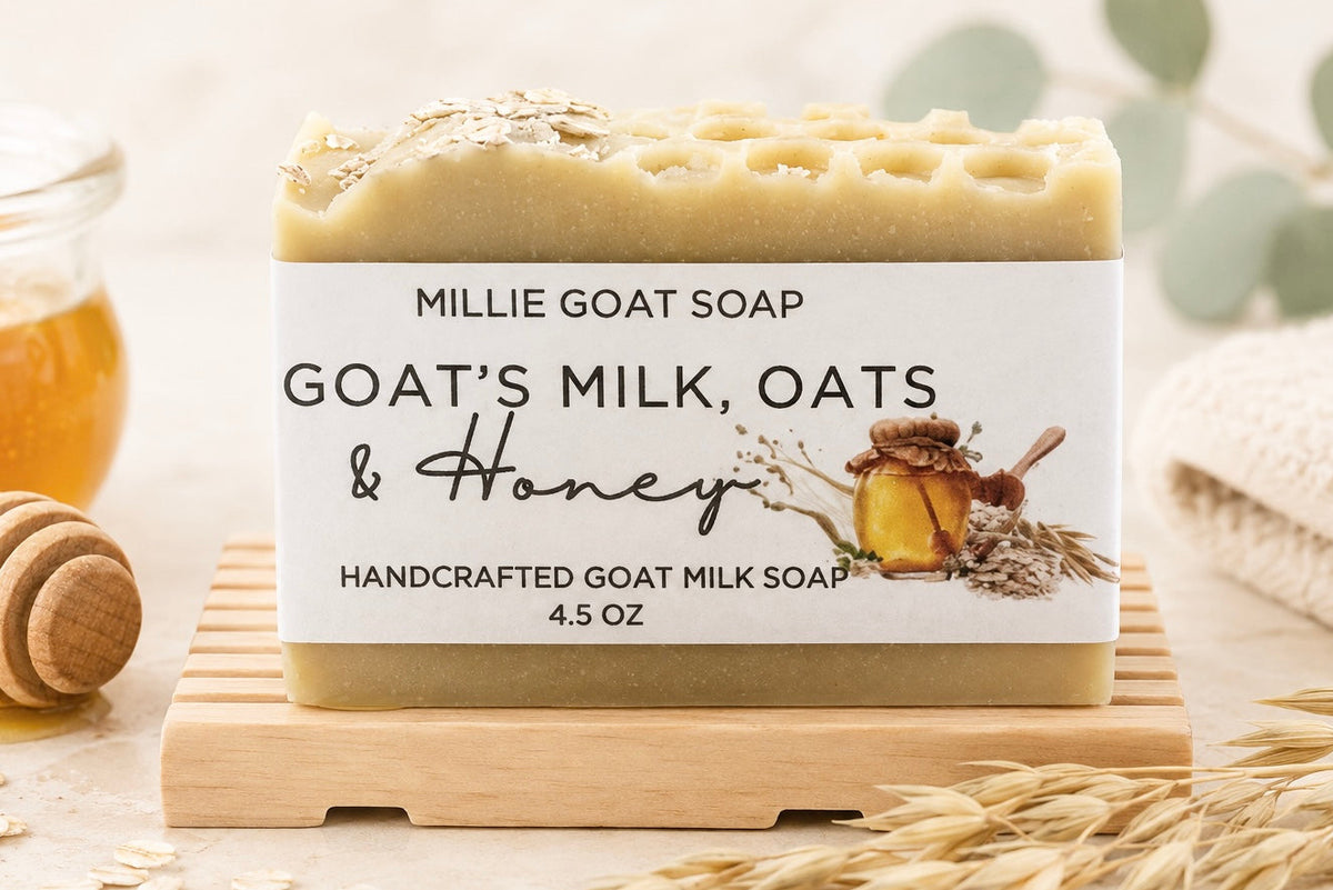 Goat’s Milk, Oats & Honey Soap unscented