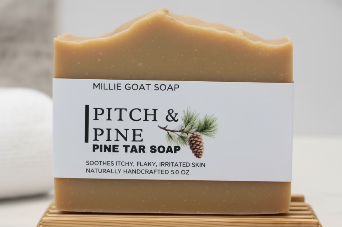 Pitch & Pine Soap (Swedish Pine Tar Soap)