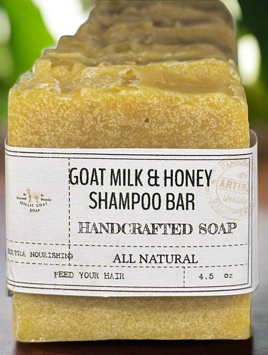 Goat Milk & Honey Shampoo & Body Bar Soap