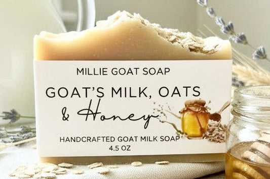 Goat’s Milk, Oats & Honey Soap unscented
