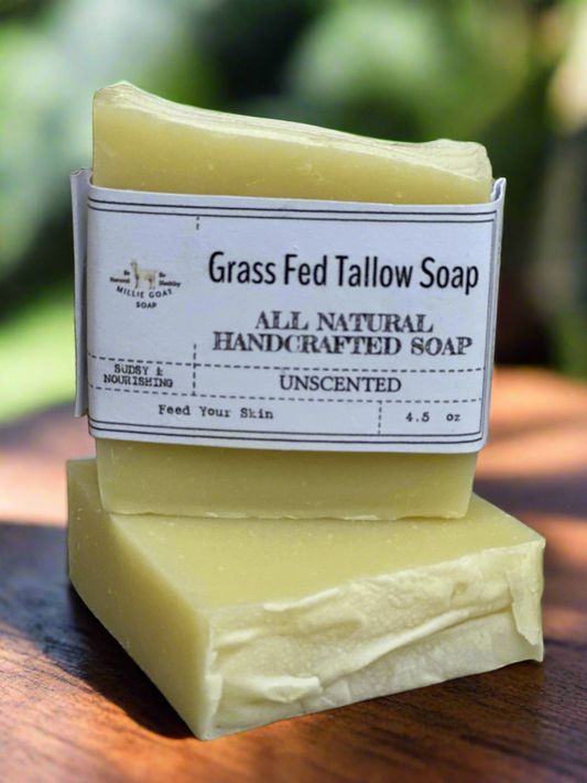 Grass Fed Tallow Soap Unscented