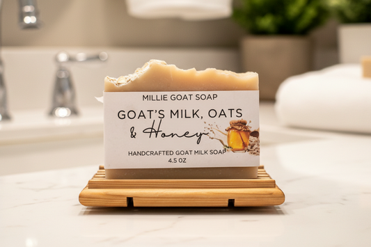 Goat’s Milk, Oats & Honey Soap unscented