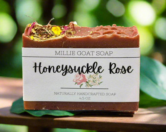 Honeysuckle Rose Rhubarb Soap