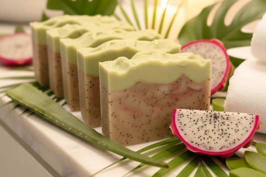 Dragon Fruit Aloe Groove Soap LIMITED STOCK available June 5th