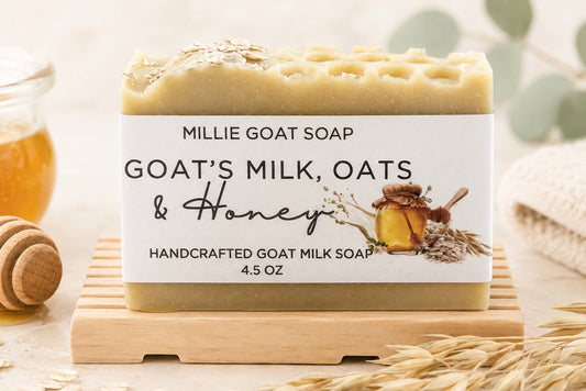 Goat’s Milk, Oats & Honey Soap unscented