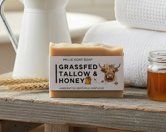 Grassfed Tallow & Honey Soap