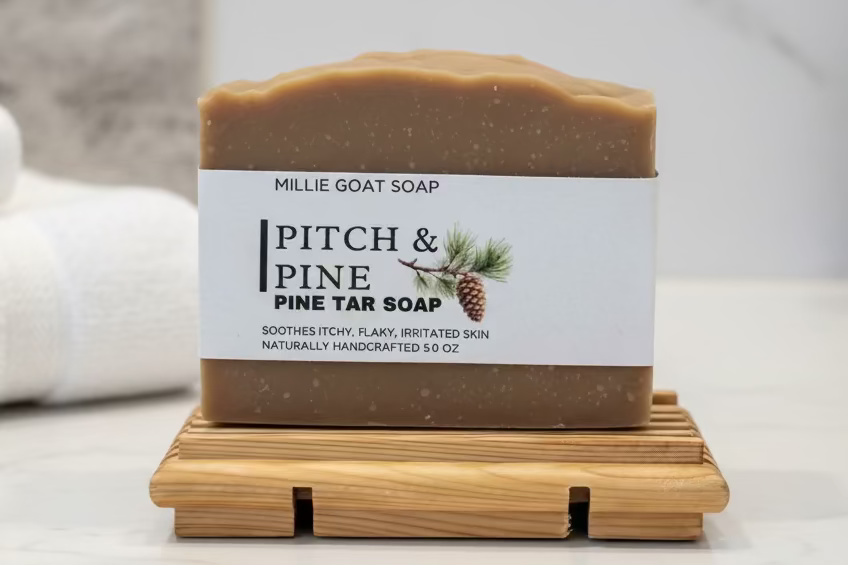 Pitch & Pine Soap (Swedish Pine Tar Soap)