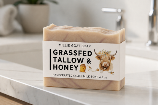 Grassfed Tallow & Honey Soap