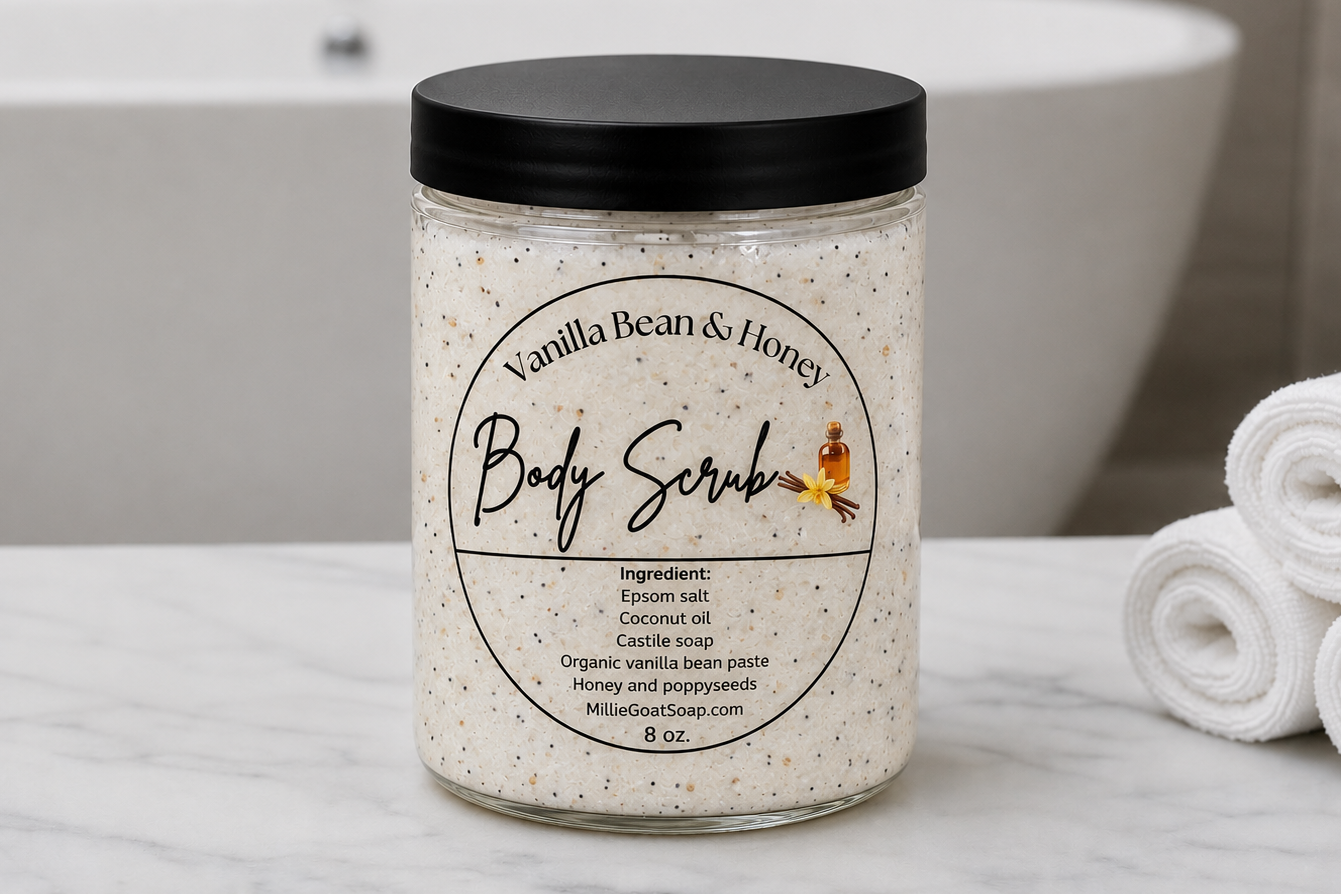 Body Scrub - Vanilla Bean & Honey RESTOCK COMING SOON